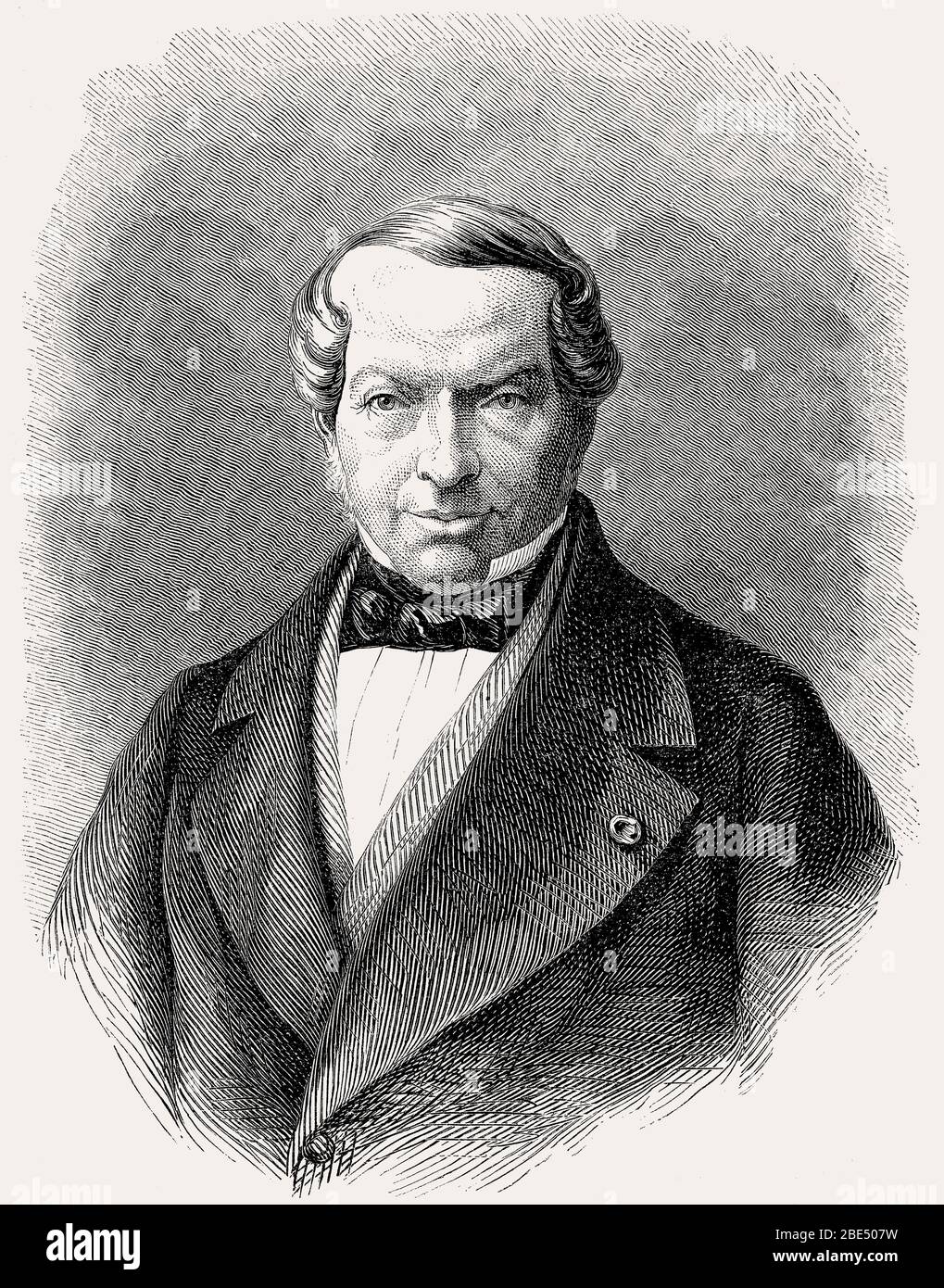 James Mayer de Rothschild, Baron de Rothschild, 1792 – 1868, deutsch-französischer Bankier Stockfoto