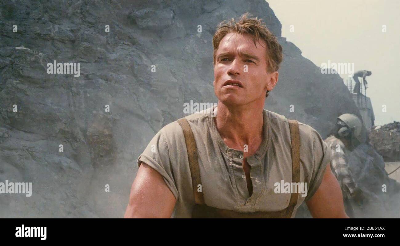 TOTAL RECALL 1990 TriStar Pictures Film mit Arnold Schwarzenegger Stockfoto