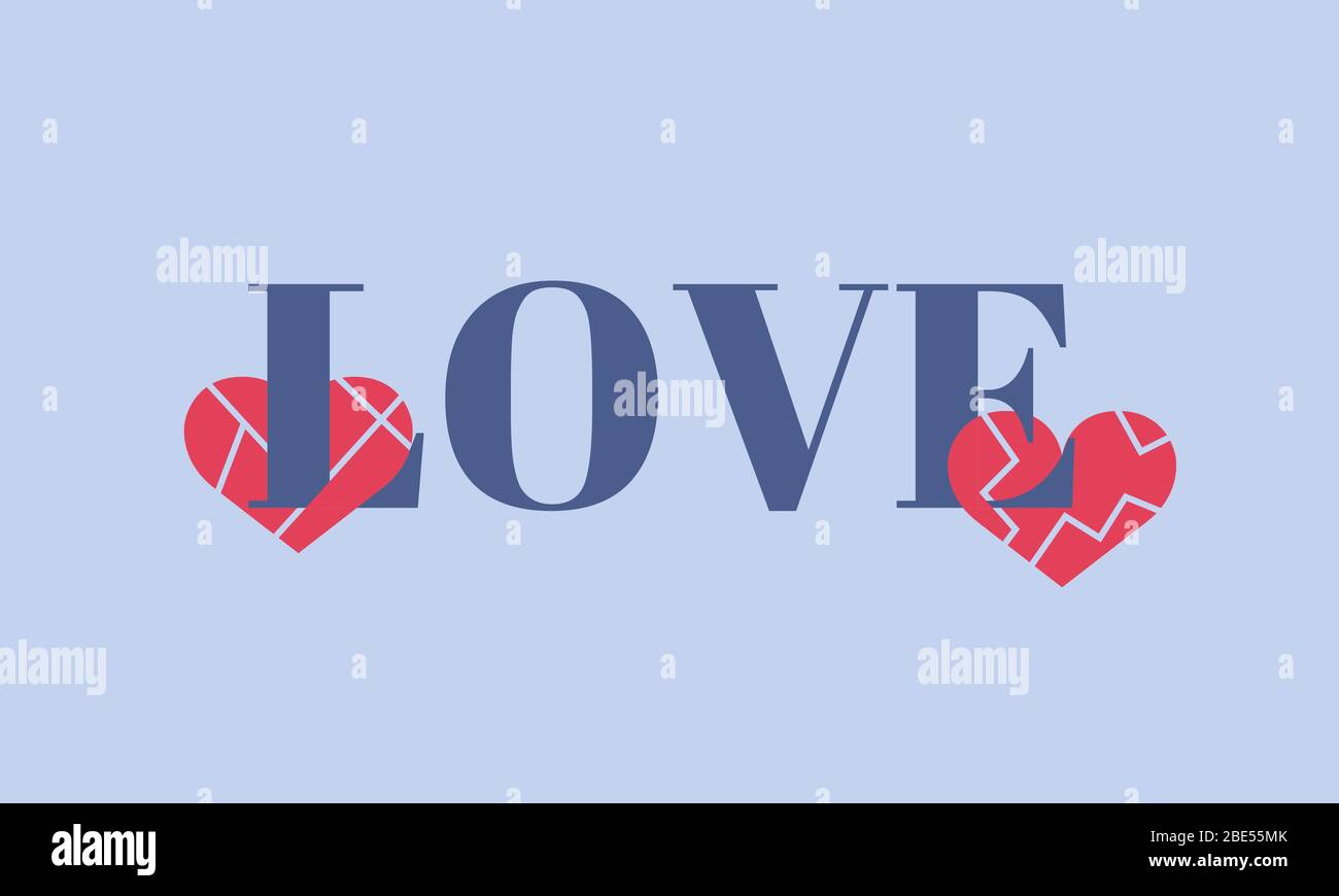 Gebrochenes Herz Aufkleber Stockfotos Und Bilder Kaufen Alamy