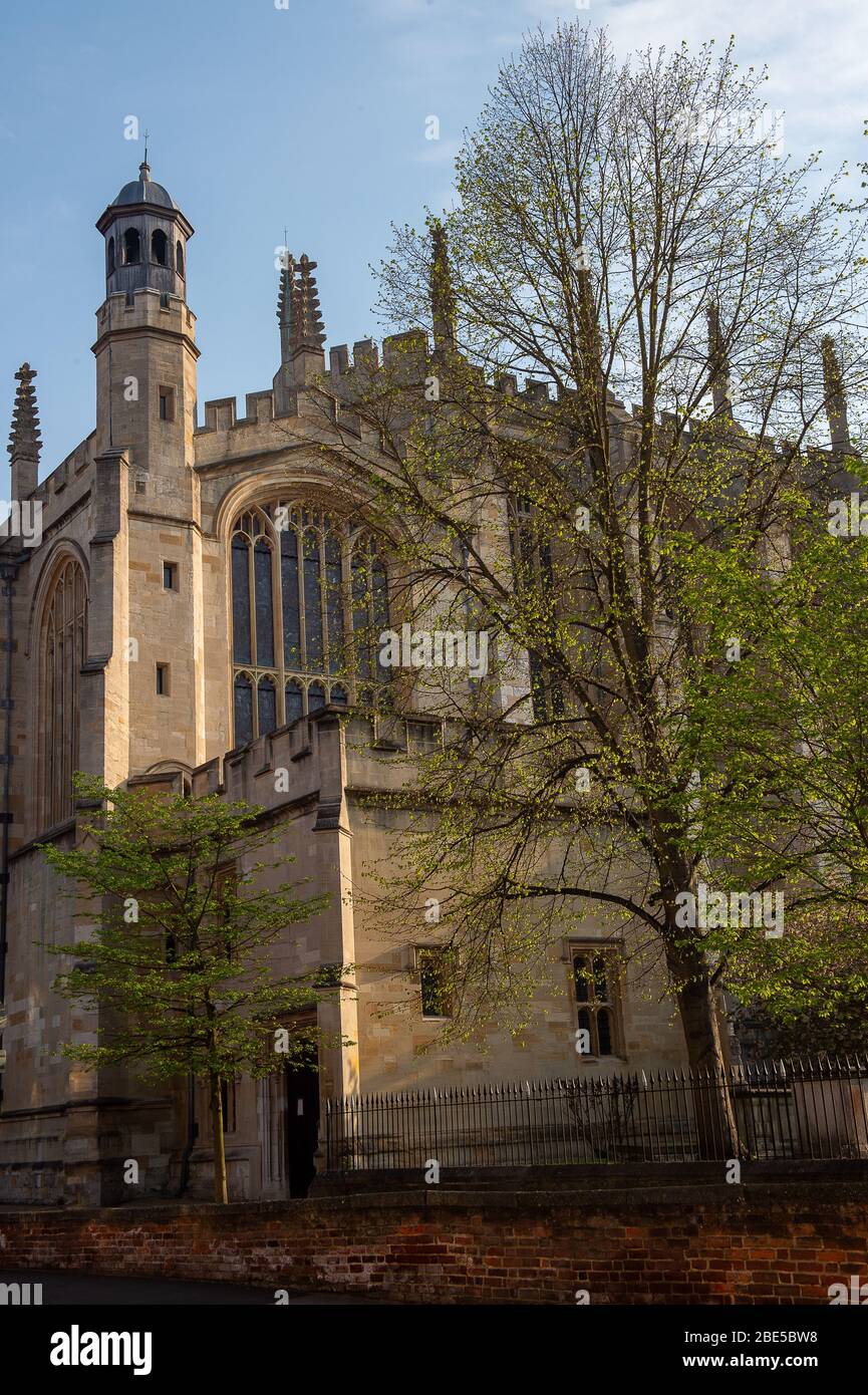 Eton, Windsor, Großbritannien. April 2020. In diesem Jahr wird nach der Coronavirus Pandemie kein Ostersonntag in der Eton College Chapel abgehalten. Kredit: Maureen McLean/Alamy Live News Stockfoto