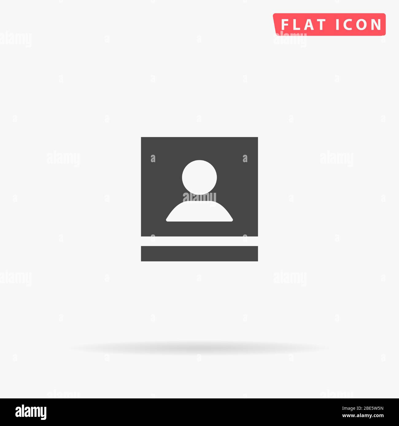 Foto, Bild flacher Vektor-Symbol. Glyphen-Stil Zeichen. Einfache handgezeichnete Illustrationen Symbol für Konzept Infografiken, Designs Projekte, UI und UX, websi Stock Vektor