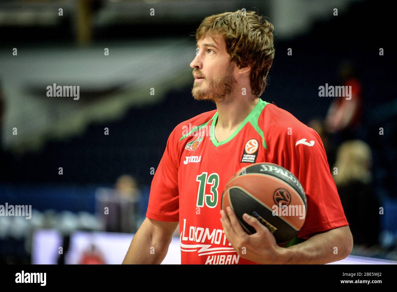 Simas Jasaitis - litauischer Basketballspieler Stockfoto