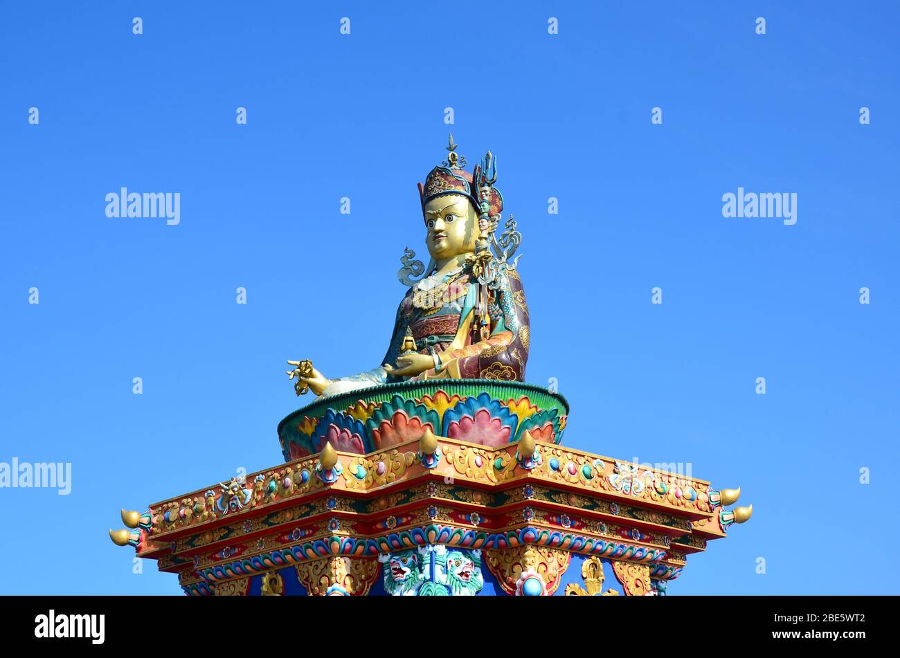 Buddha Statue in Kalimpong, West Bengalen, Indien Stockfoto