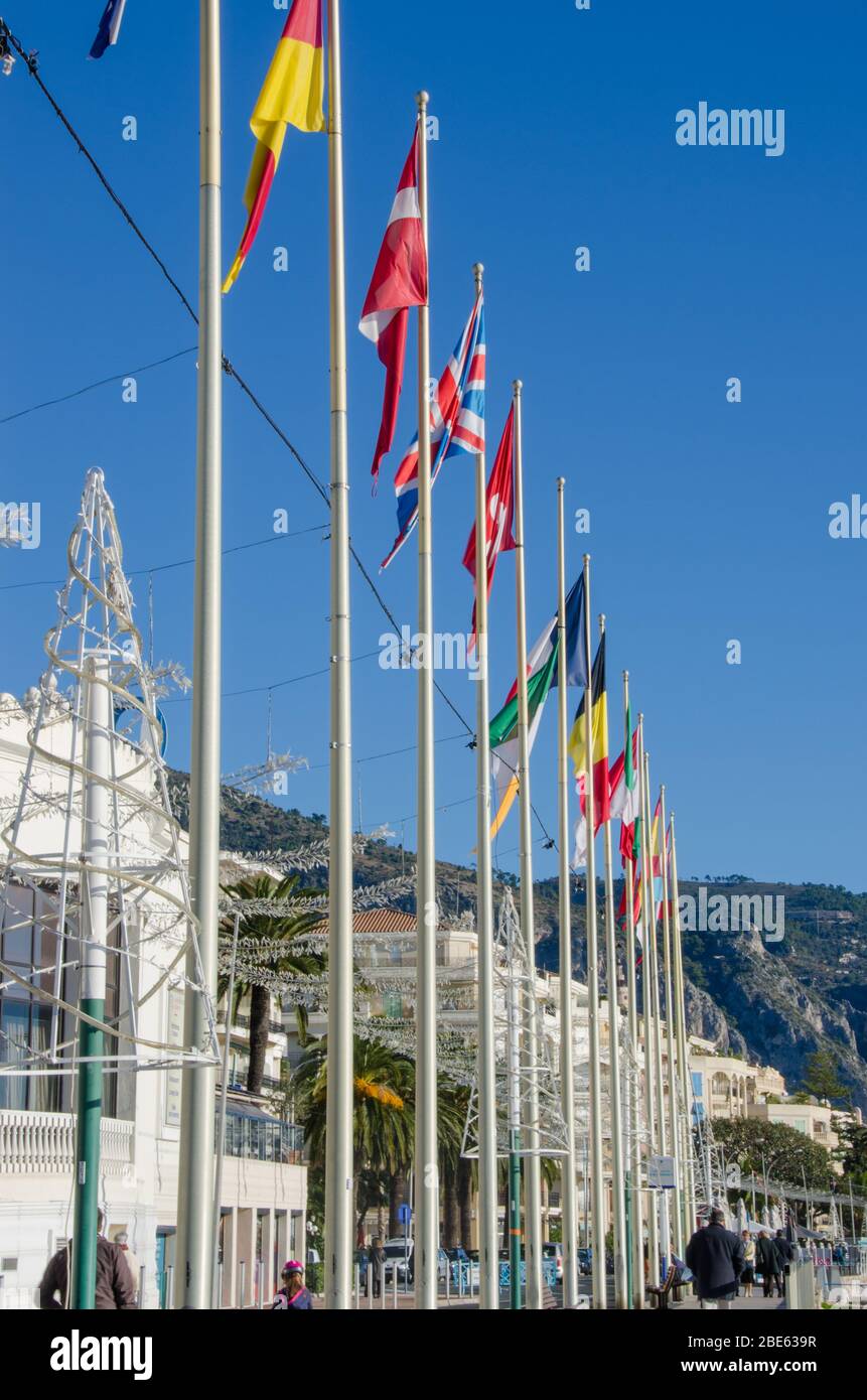 Menton, Südfrankreich. Stockfoto