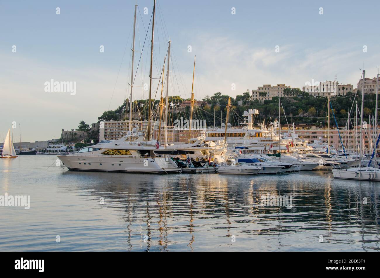 Hafen Von Monte Carlo, Monaco Stockfoto