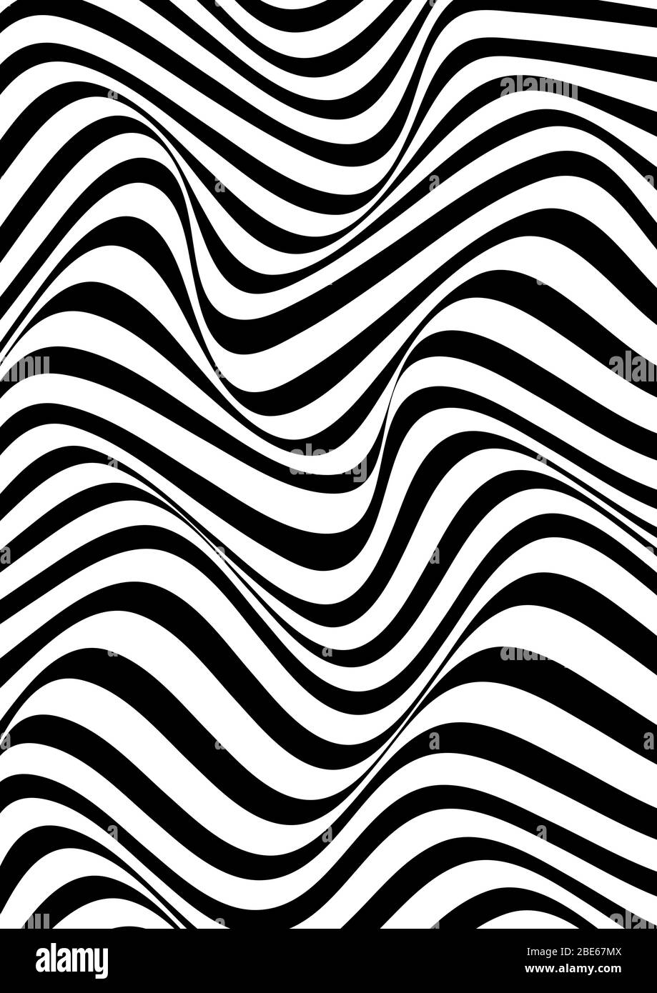 Schwarz-weiß gestreifter Hintergrund. Vektorgrafik Stock Vektor