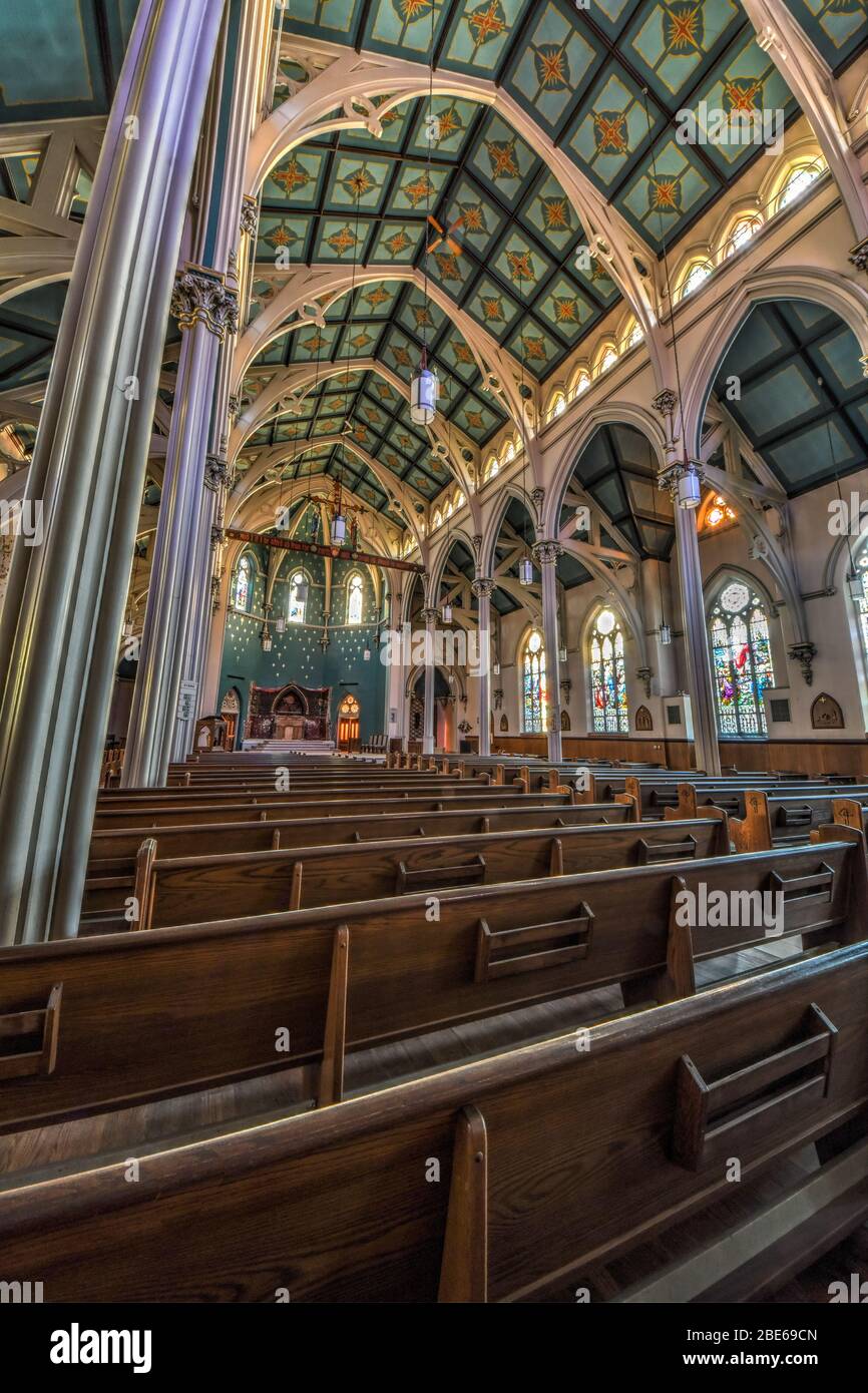 Verlassene Kirche im Nordosten der USA Stockfoto
