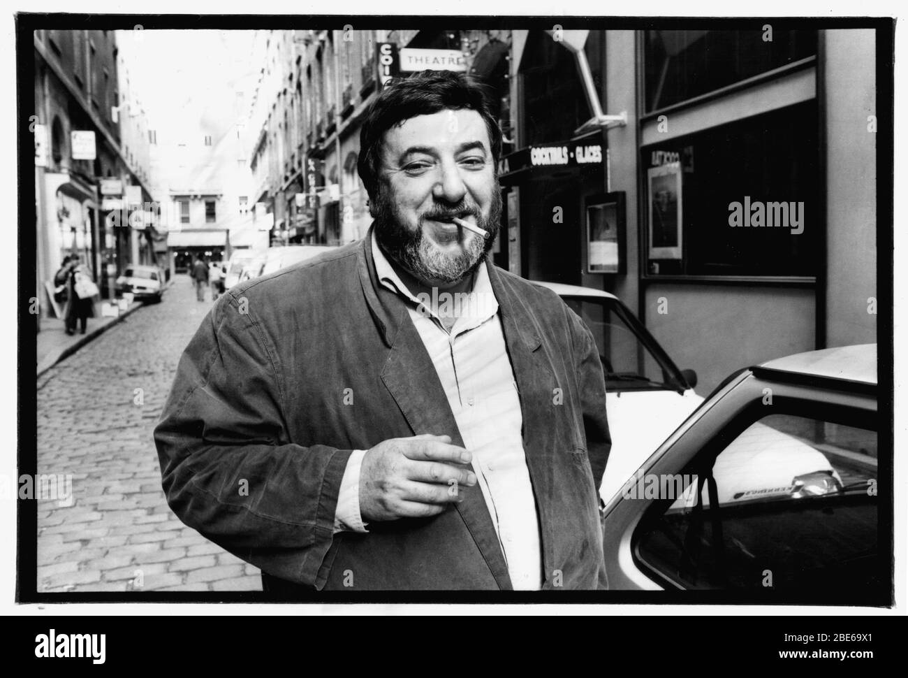 Der russische Filmregisseur Pavel Lounguine tritt in Lyon, 1992, Frankreich auf Stockfoto Der russische Filmregisseur Pavel Lounguine tritt in Lyon, 1992, Frankreich auf Stockfoto
