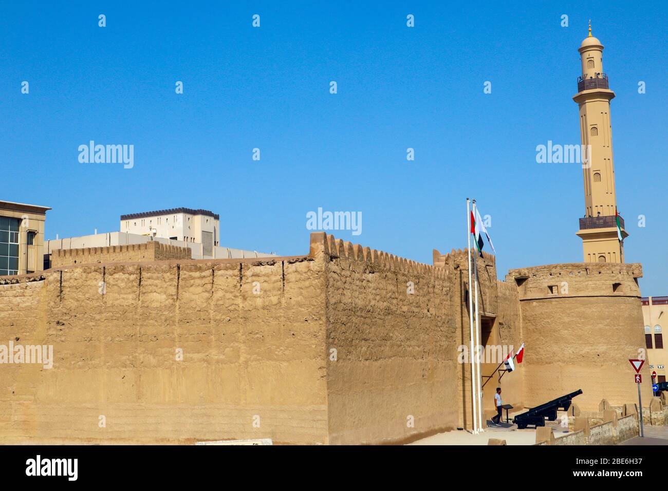 Dubai Museum, Al Fahidi Fort, Bur Dubai Stockfoto