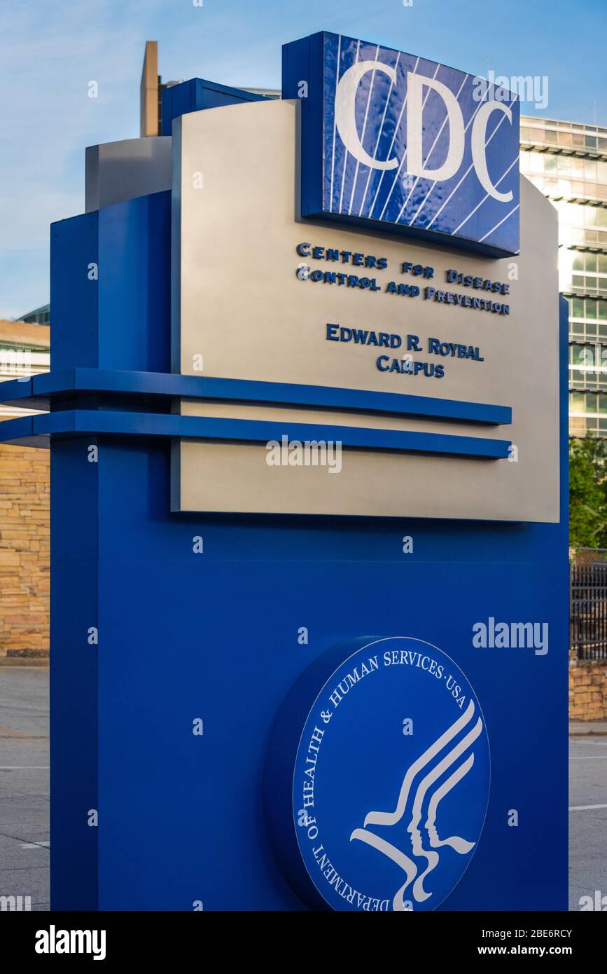 CDC (Mitten zur Krankheit-Steuerung) Hauptsitz in Atlanta, Georgia. (USA) Stockfoto