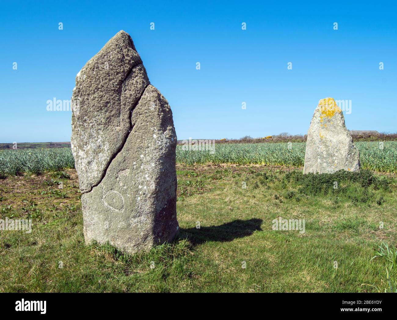 Die Drift Stones, antike Stätte, Cornwall UK Stockfoto