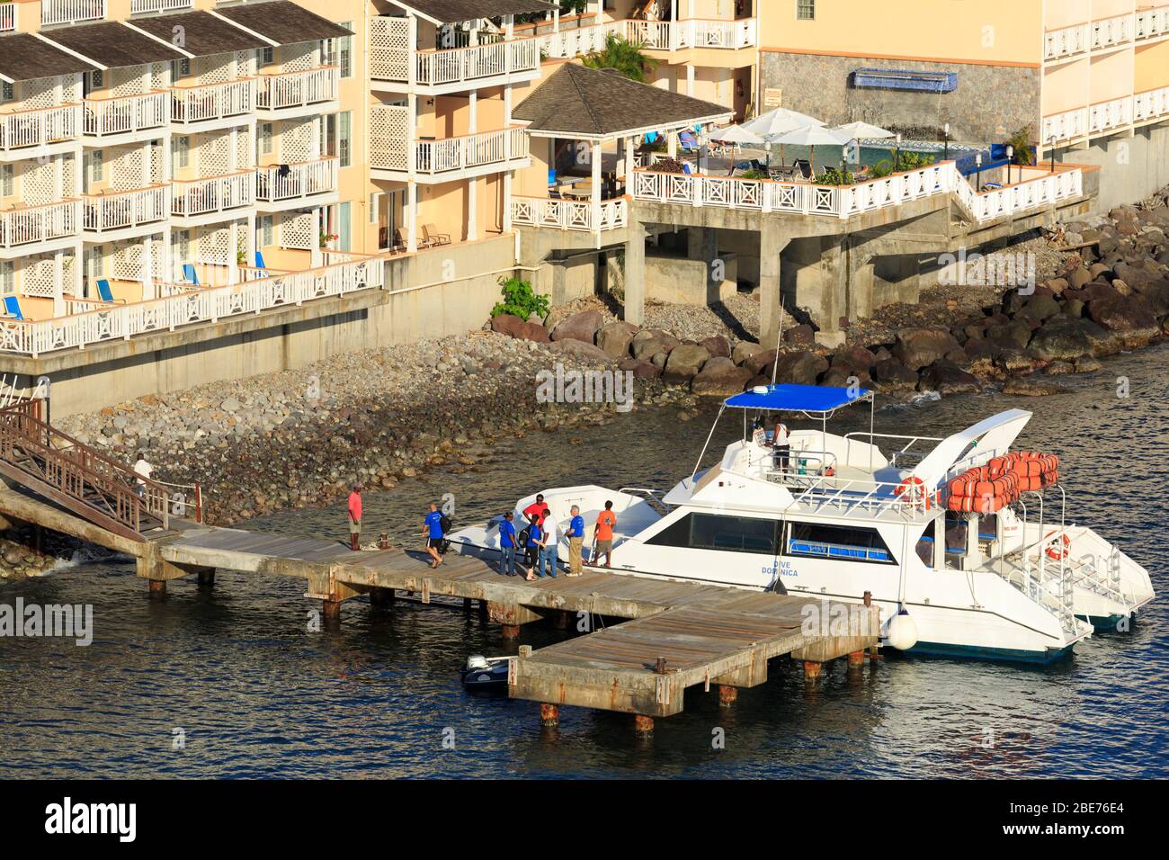 Fort Young Hotel, Roseau, Dominica, Karibik Stockfoto