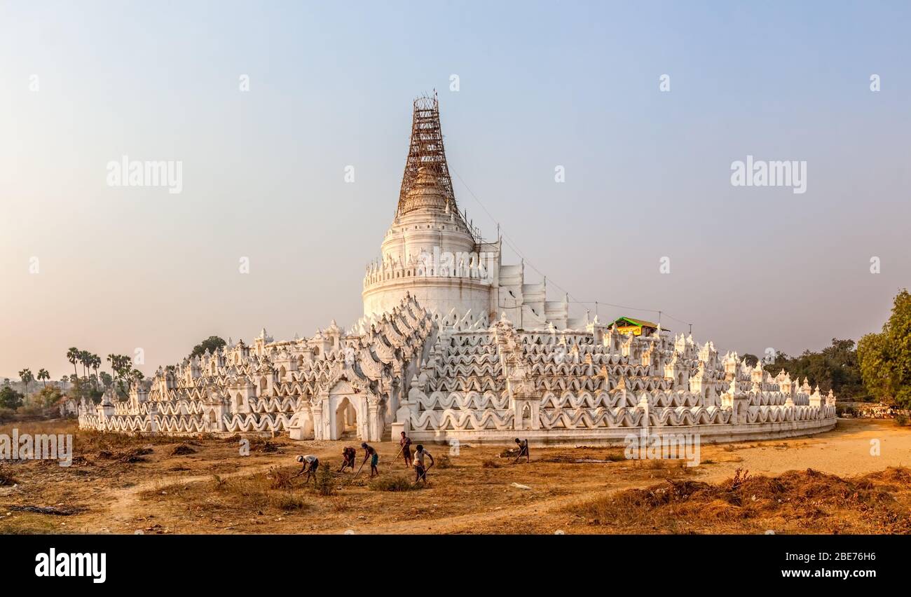 Mandalay - Mingun Stockfoto