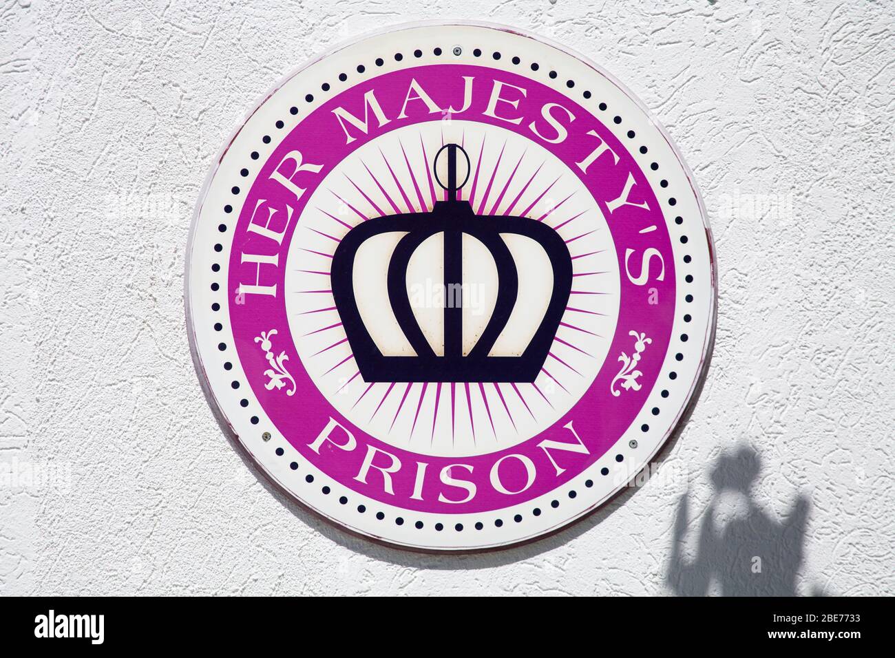 Her Majesty's Prison Museum, Cockburn Town, Grand Turk Island, Turks- und Caicosinseln, Karibik Stockfoto