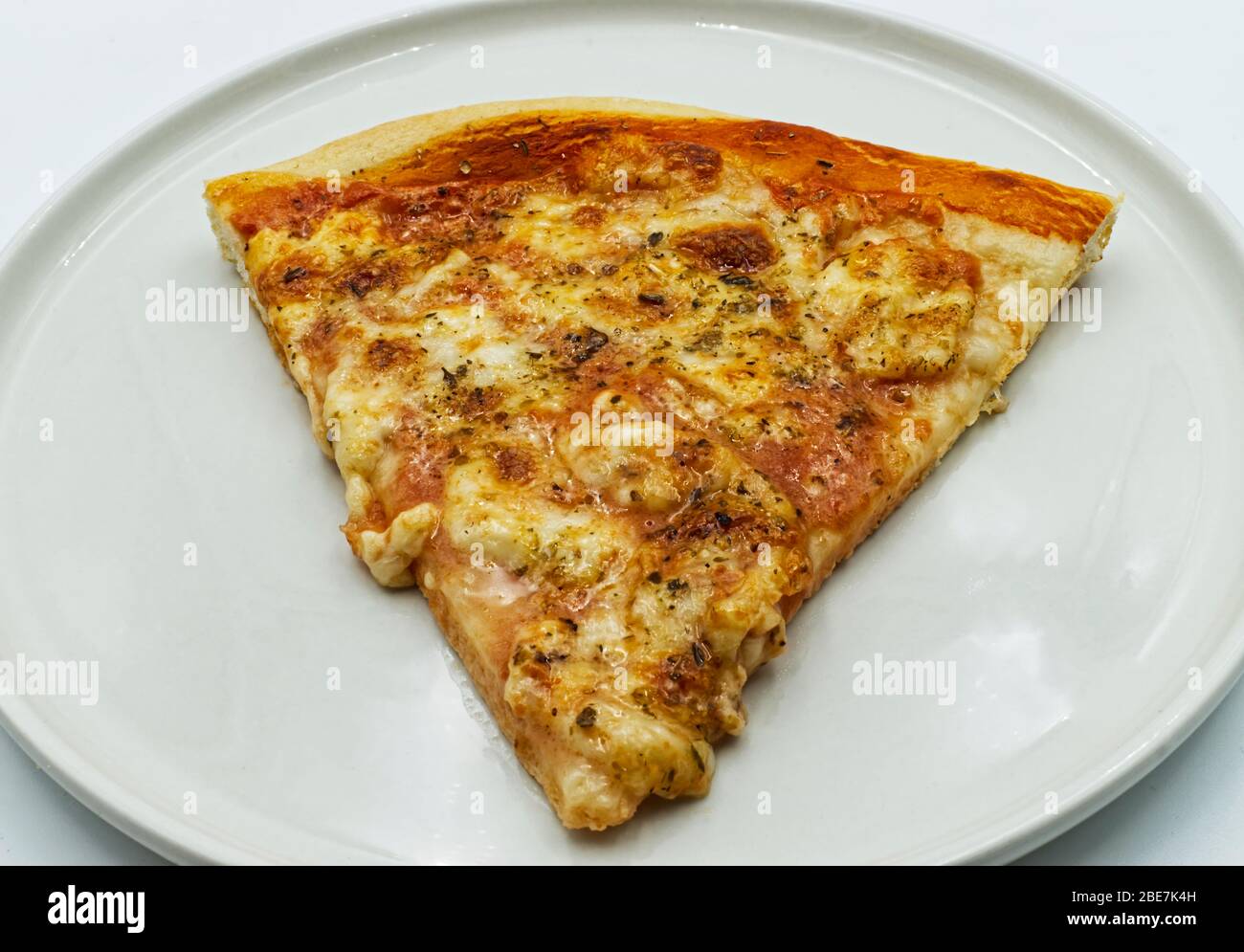 Hausgemachte italienische margherita Pizza Stockfoto
