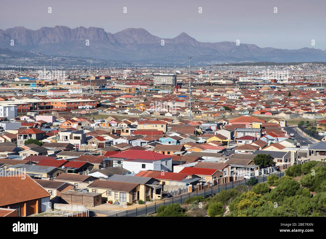 Kapstadt - Südafrika - Khayelitsha Township Stockfoto