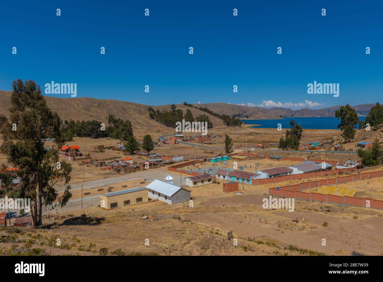 Halbinsel Huata, Departement La Paz, Bolivien, Lateinamerika Stockfoto