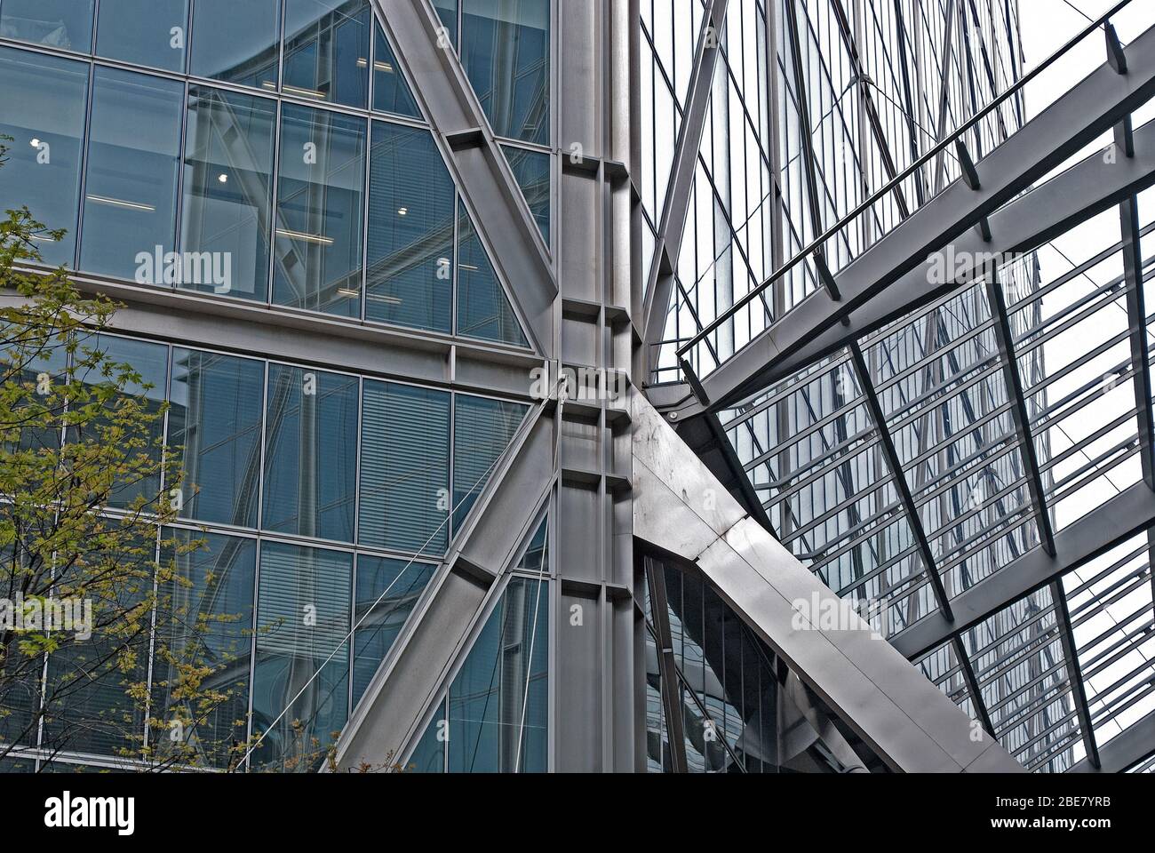 2000S Architektur Stahlglas Broadgate Tower, 201 Bishopsgate, City of London EC2 von SOM Stockfoto