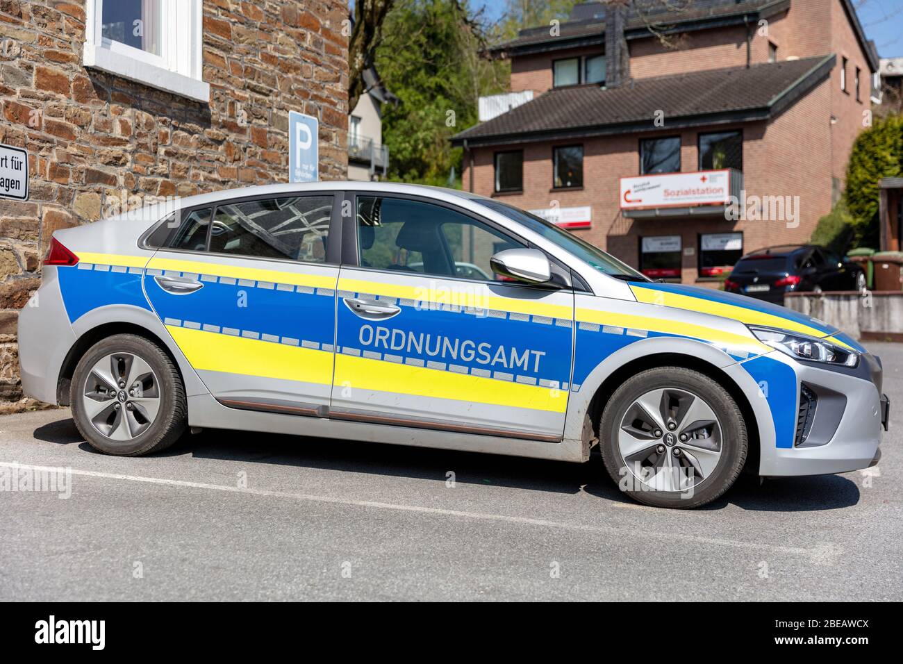 Patrouillenwagen des Deutschen Ordnungsamts Stockfoto