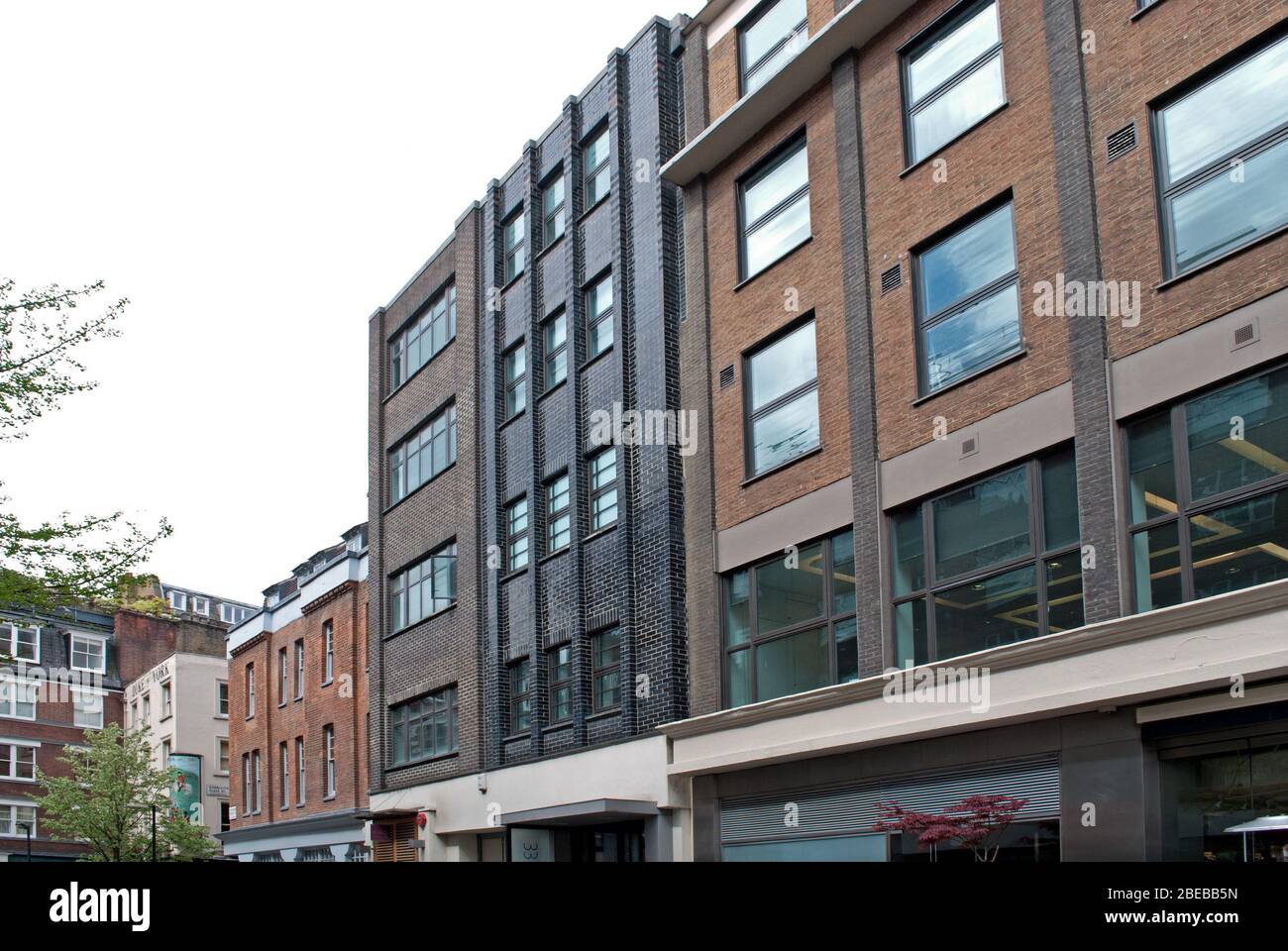 33 Charlotte Street, Fitzrovia, London W1T Stockfoto