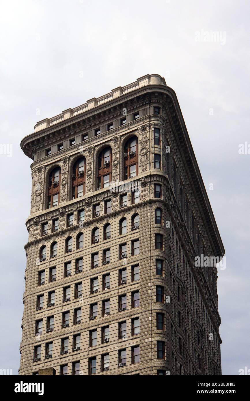 Flat Iron Buildung - Bügeleisen-Haus, New York City, USA Stockfoto