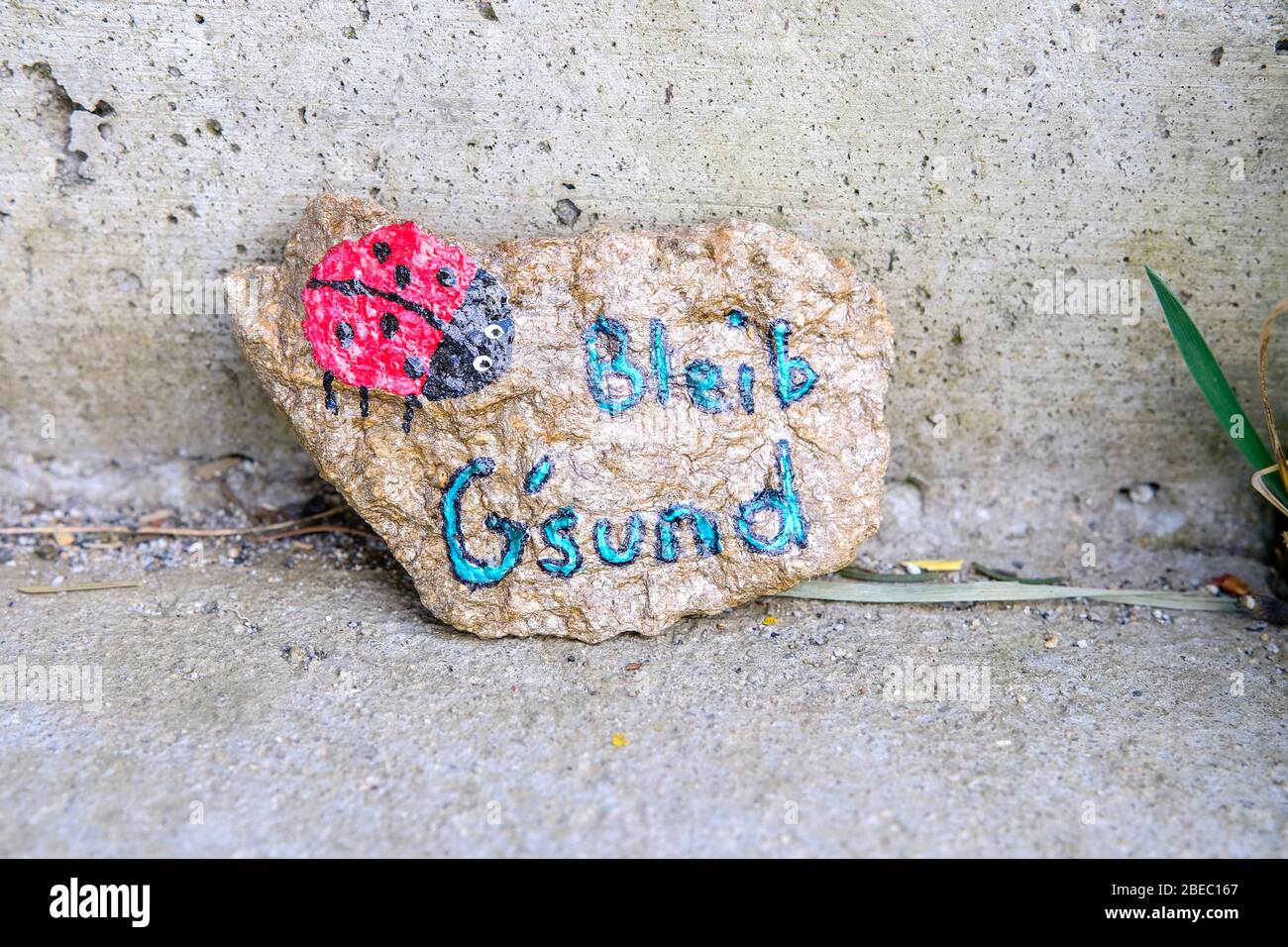 Wandern in den Hinterhöfen Gefühl frei bleiben gesund Stockfoto