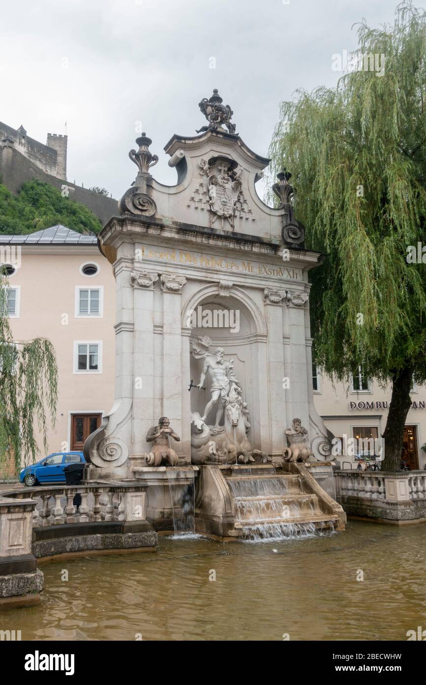 Die Kapitelschwemme in Salzburg, Österreich. Stockfoto