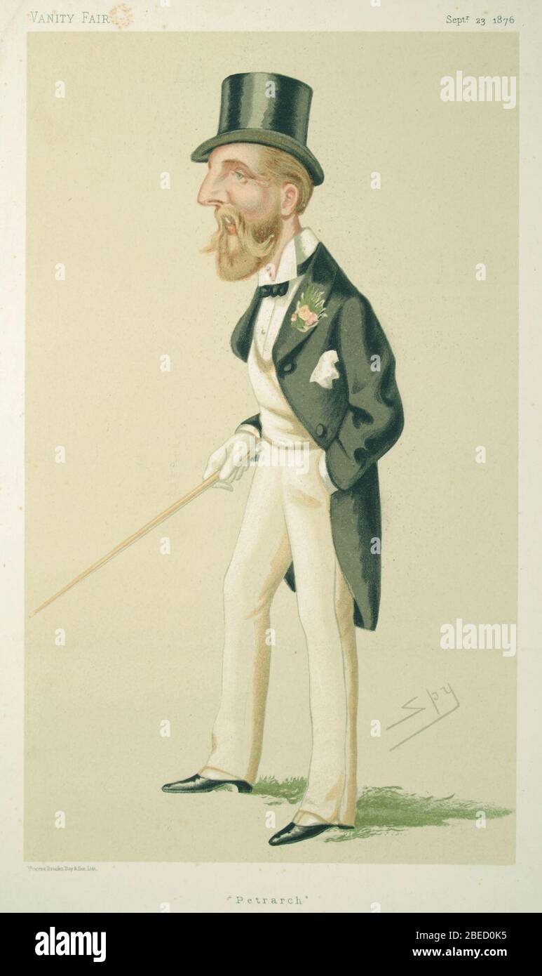 George Hay-Drummond, Viscount Dupplin, Vanity Fair, 1876-09-23. Stockfoto
