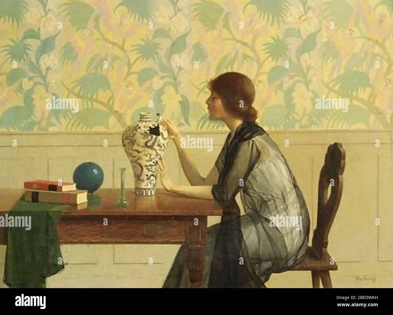 Harry-watrous-die-zerbrochene-Vase. Stockfoto