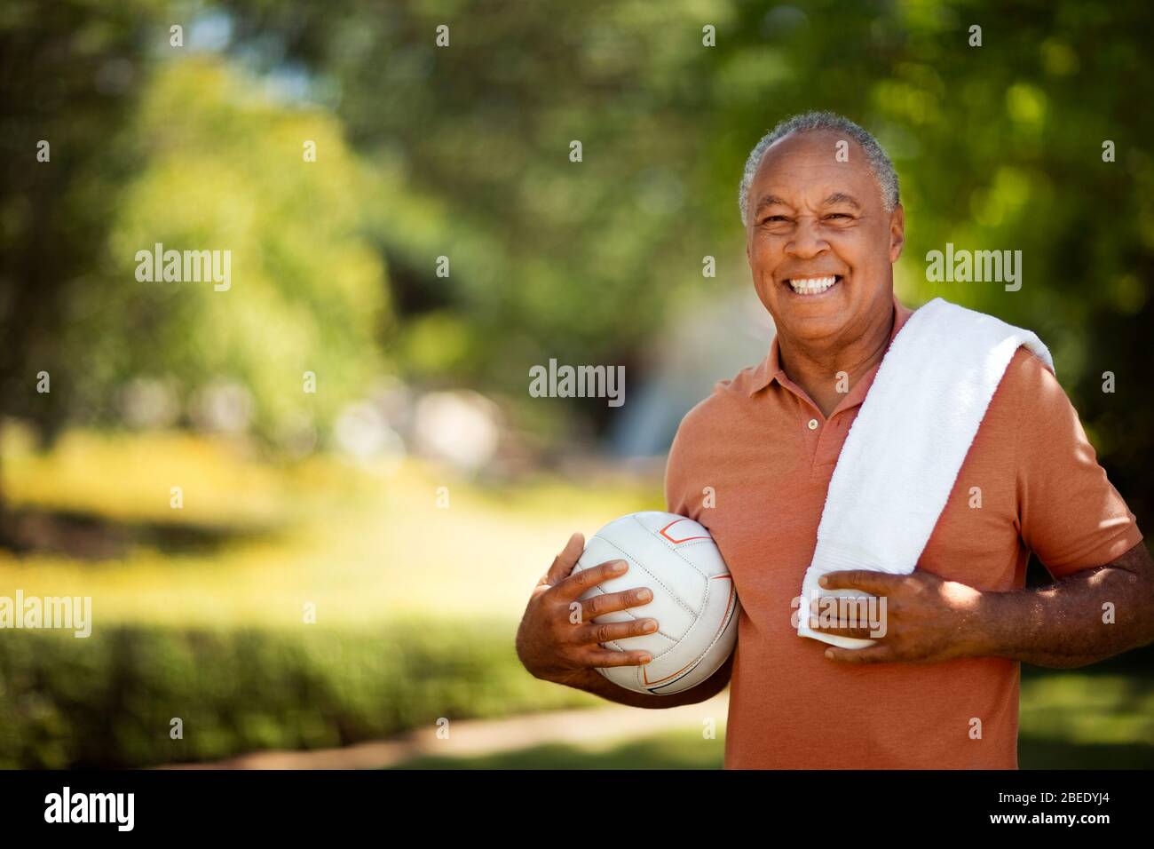 Porträt eines aktiven Seniors Stockfoto