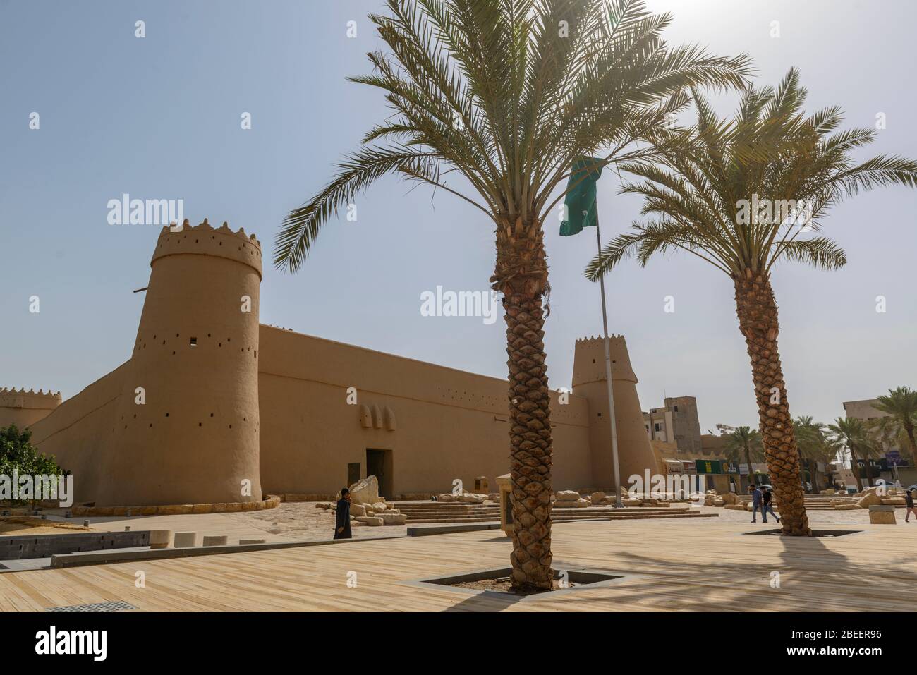 Saudi-Arabien, Riad, Masmak Fort. Stockfoto
