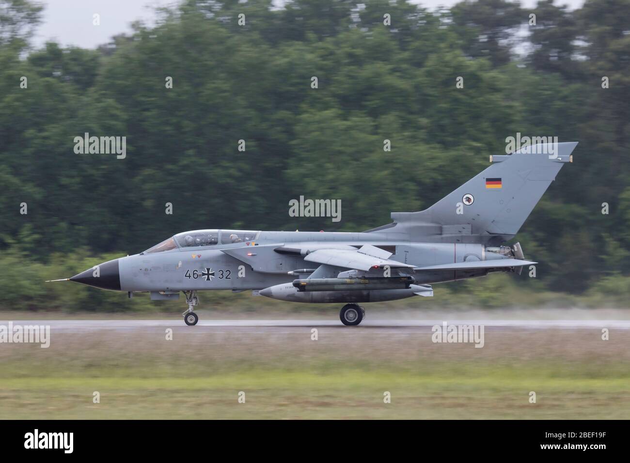 Deutsche Luftwaffe Panavia Tornado bei NATO Tiger treffen 2019 auf Französisch Luftwaffe Mont de Marsan BA118 Basis Stockfoto