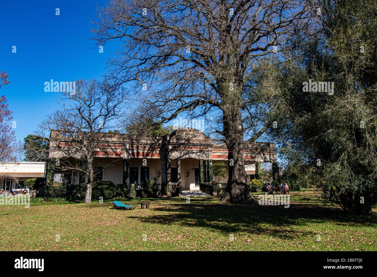 Estancia Ombu, Originalhaus, San Antonio de Areco, Argentinien Stockfoto