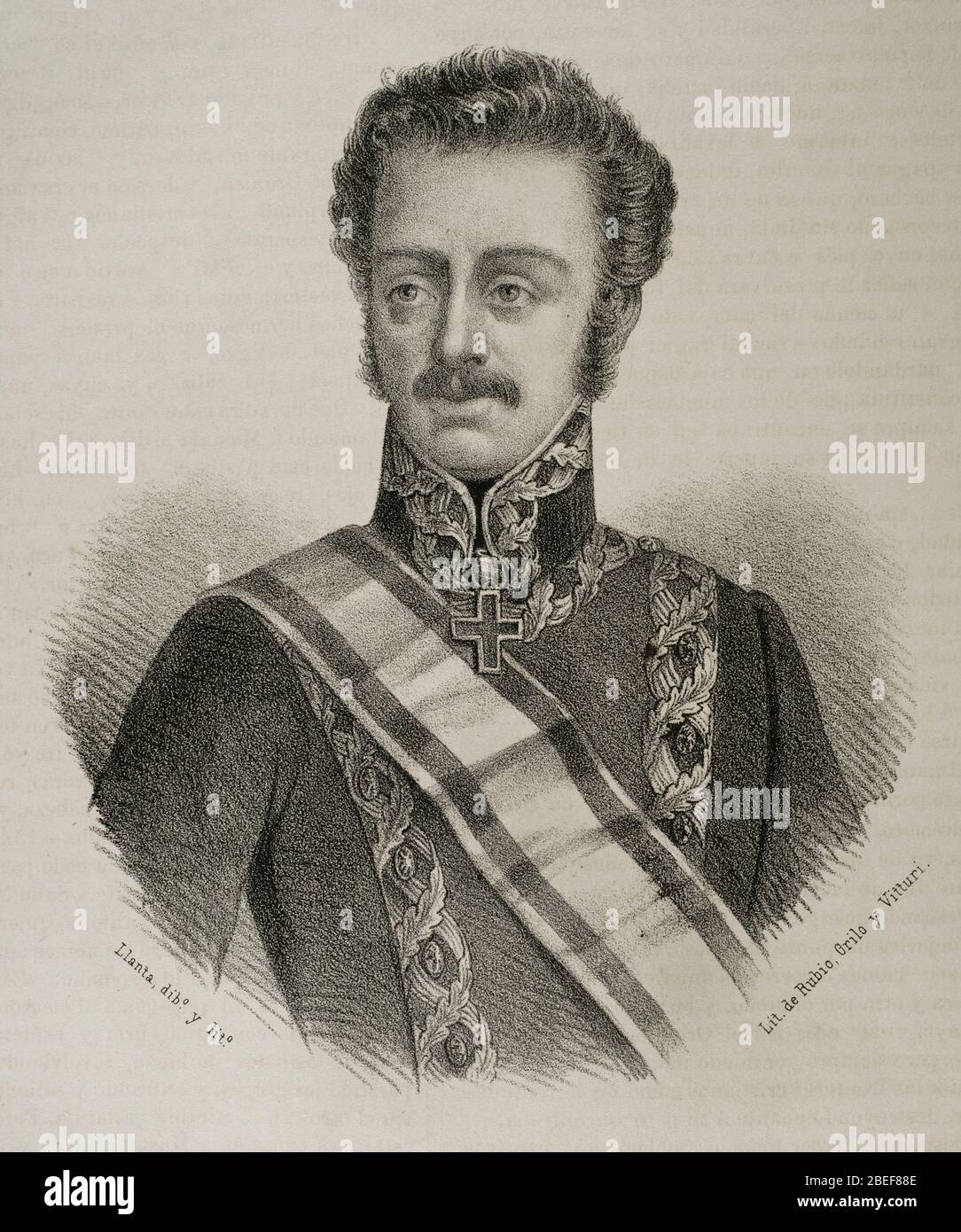 Luis Fernandez de Cordova. Stockfoto