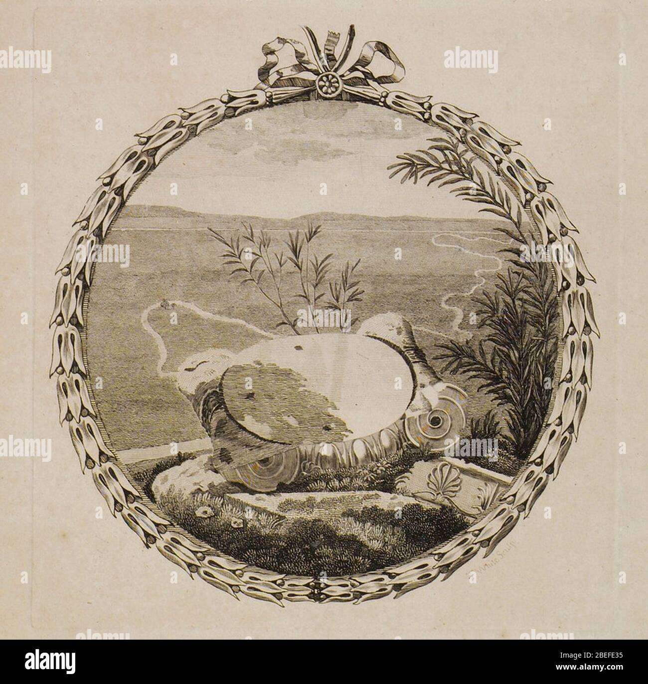 Kopfstück - die anguläre Hauptstadt, die zu sehr verstümmelt war, um gemessen zu werden - Gesellschaft von Dilettanti - 1769. Stockfoto