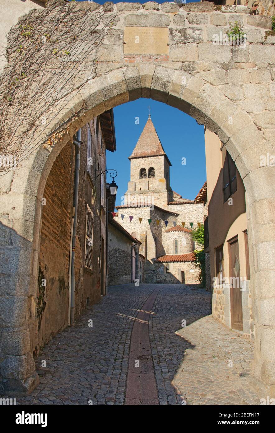 Saint Pierre Kirche Pommiers Rhone Alpen Frankreich Stockfoto