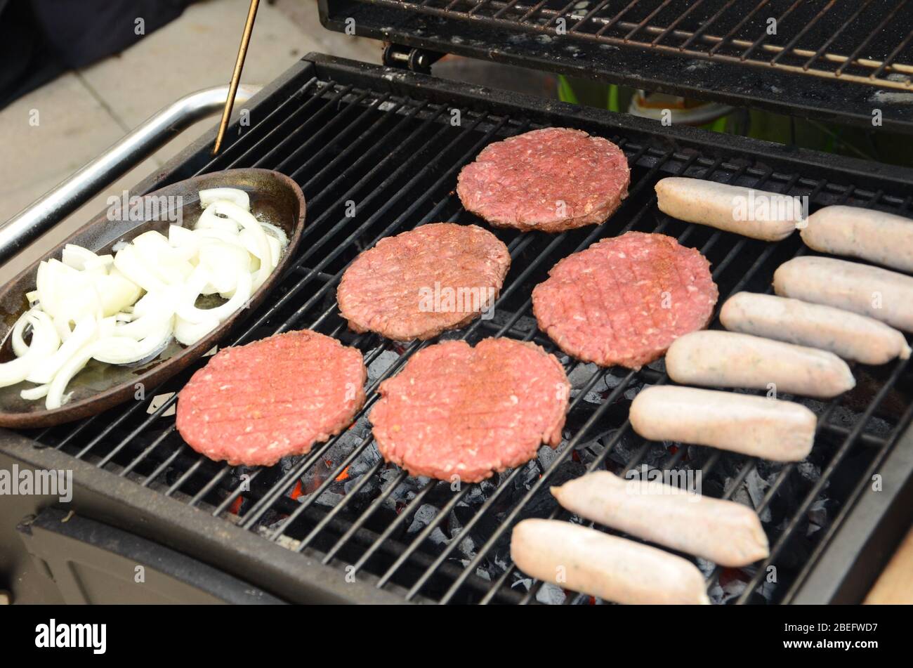 Sommer Grill, gutes Essen Stockfoto