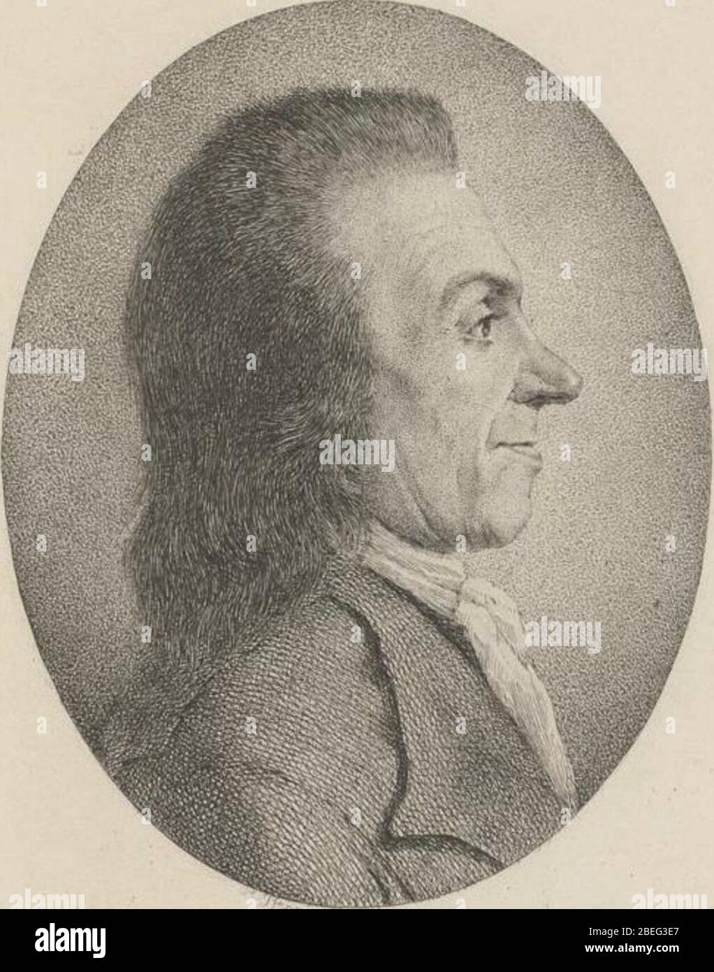 Heinrich Pfenninger Johann Heinrich Pestalozzi. Stockfoto