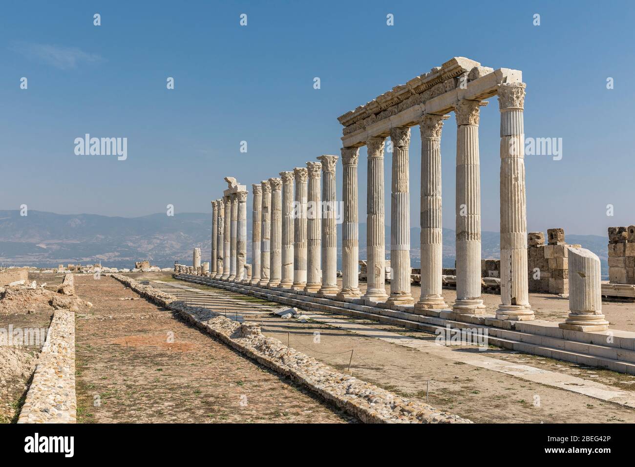 Laodykeia antike Stadtruinen, Denizli, Türkei. Stockfoto