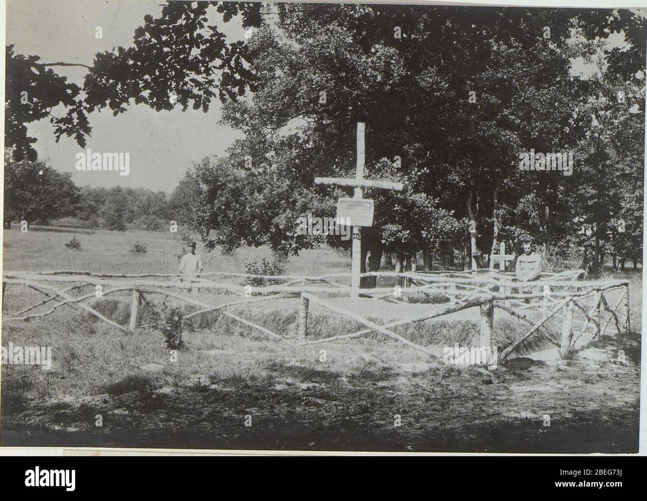 Heldengräber bei Zawadow in der Nähe von Stryj Stockfoto