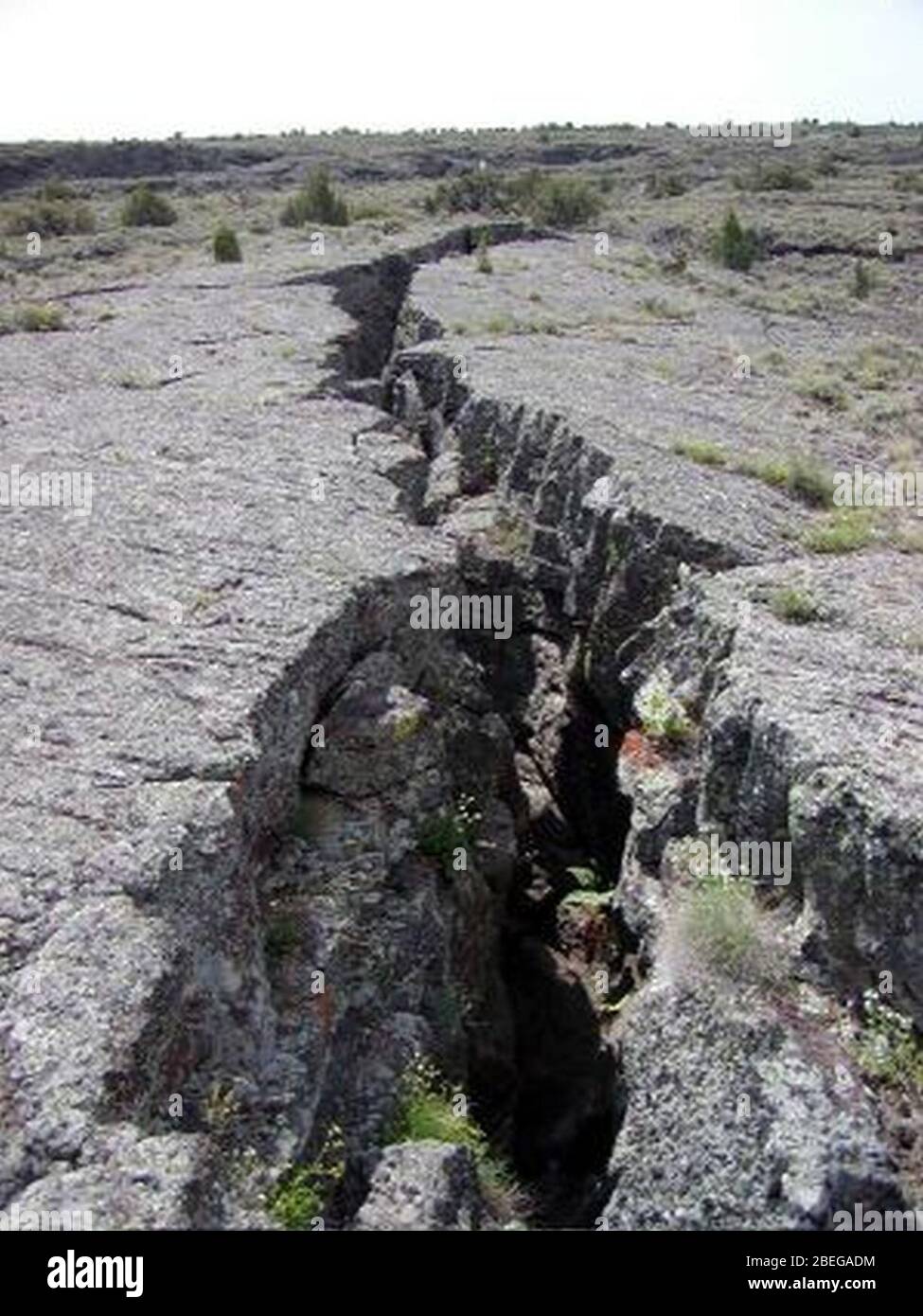 Hell's Half Acre Rift - Idaho. Stockfoto