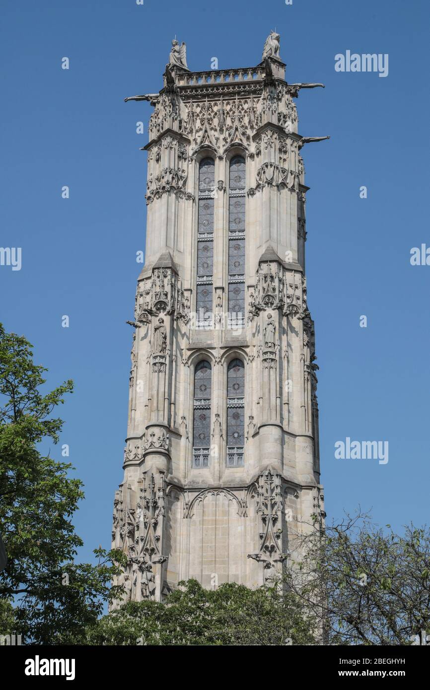 TOUR ST JACQUES, PARIS Stockfoto