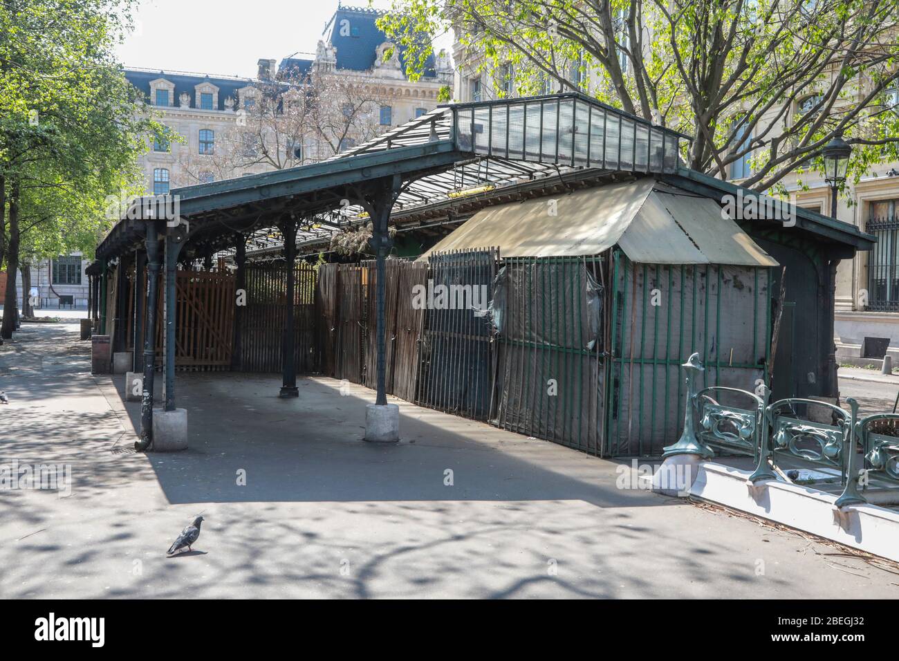 PLACE LOUIS LEPINE: MARCHE AUX FLEURS PARIS Stockfoto