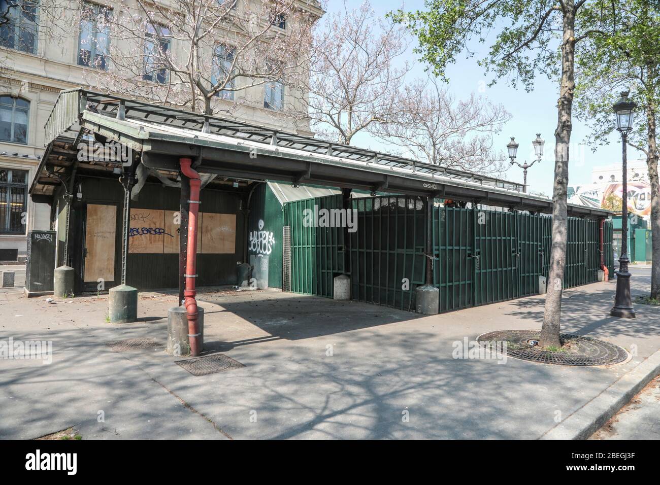 PLACE LOUIS LEPINE: MARCHE AUX FLEURS PARIS Stockfoto