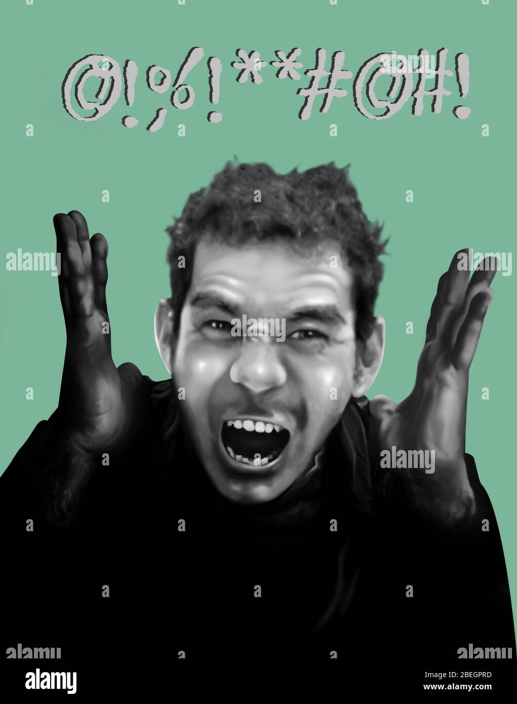 Tourette-Syndrom Stockfoto