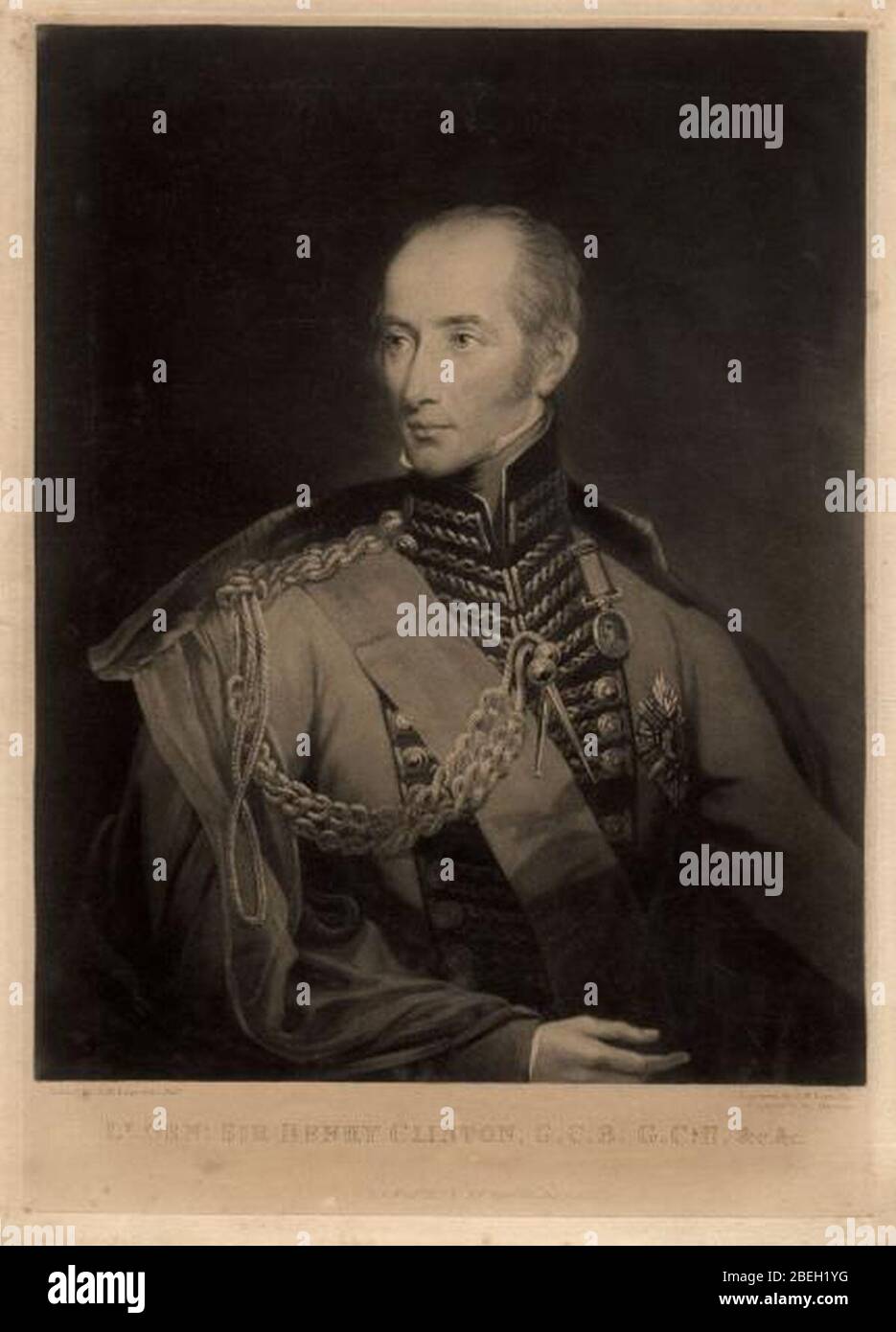 Henry Clinton (1771-1829). Stockfoto