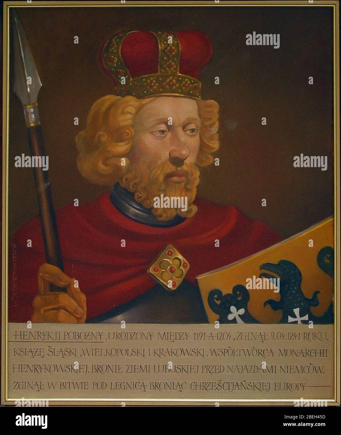 Heinrich II. Der Fromme. Stockfoto