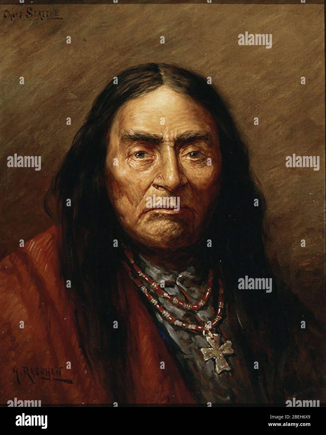 Henry Rasen - Chief Seattle 1916. Stockfoto