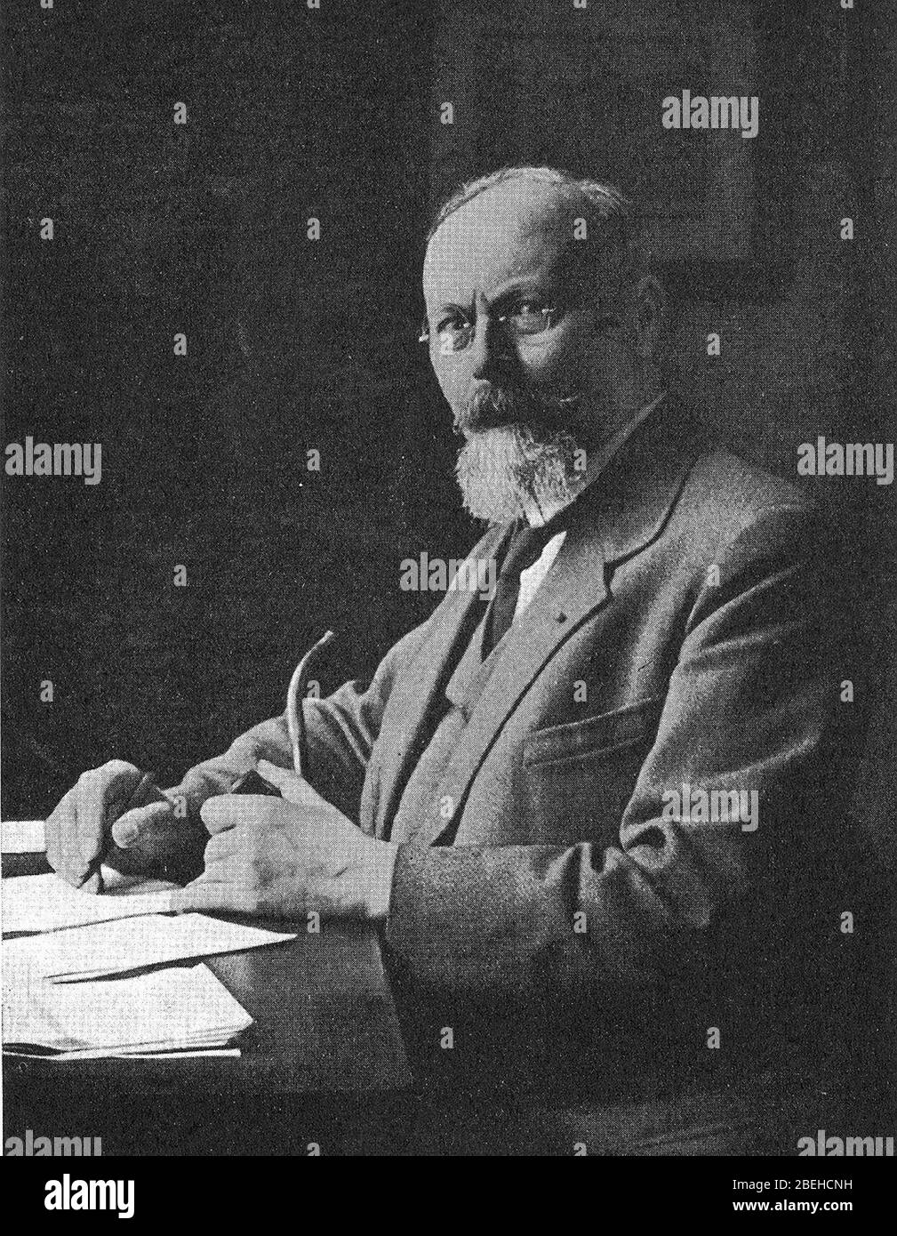 Jean Haust (1868-1946). Stockfoto