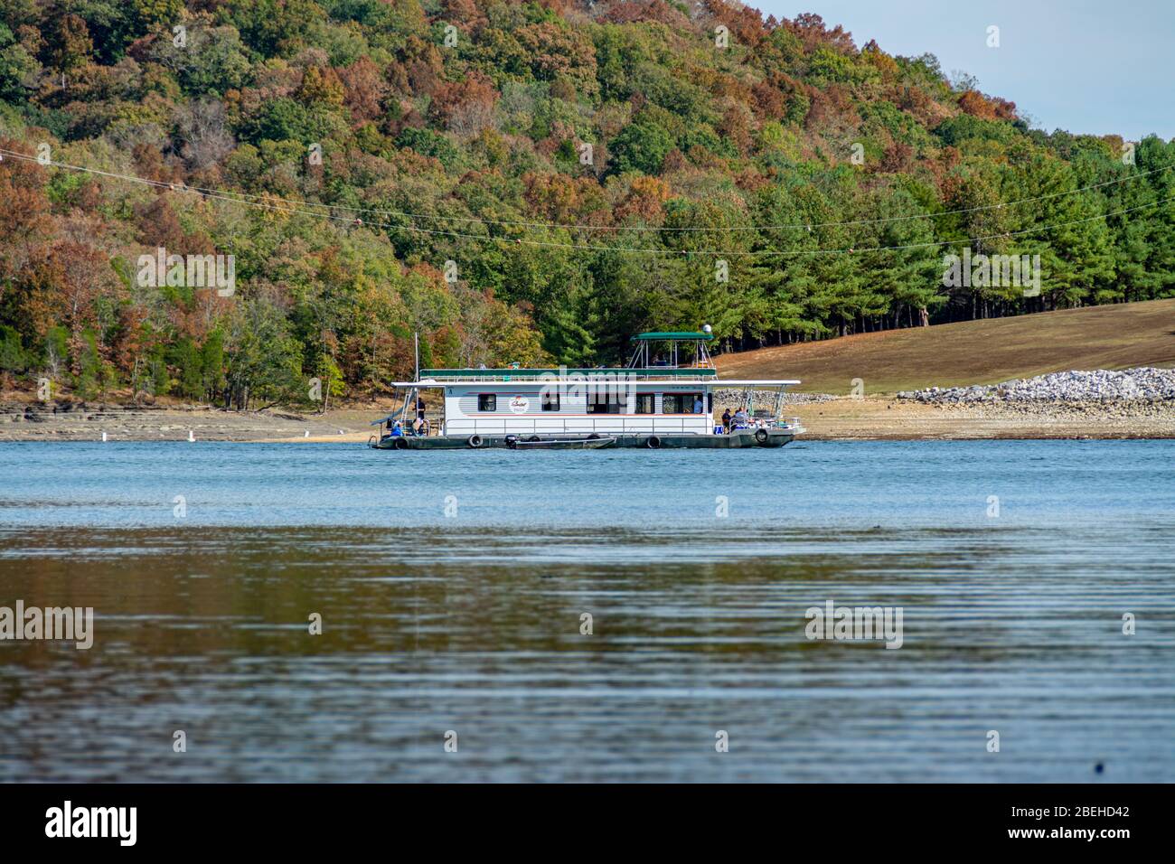 Hausboot am Dale Hollow Lake in Kentucky Stockfoto